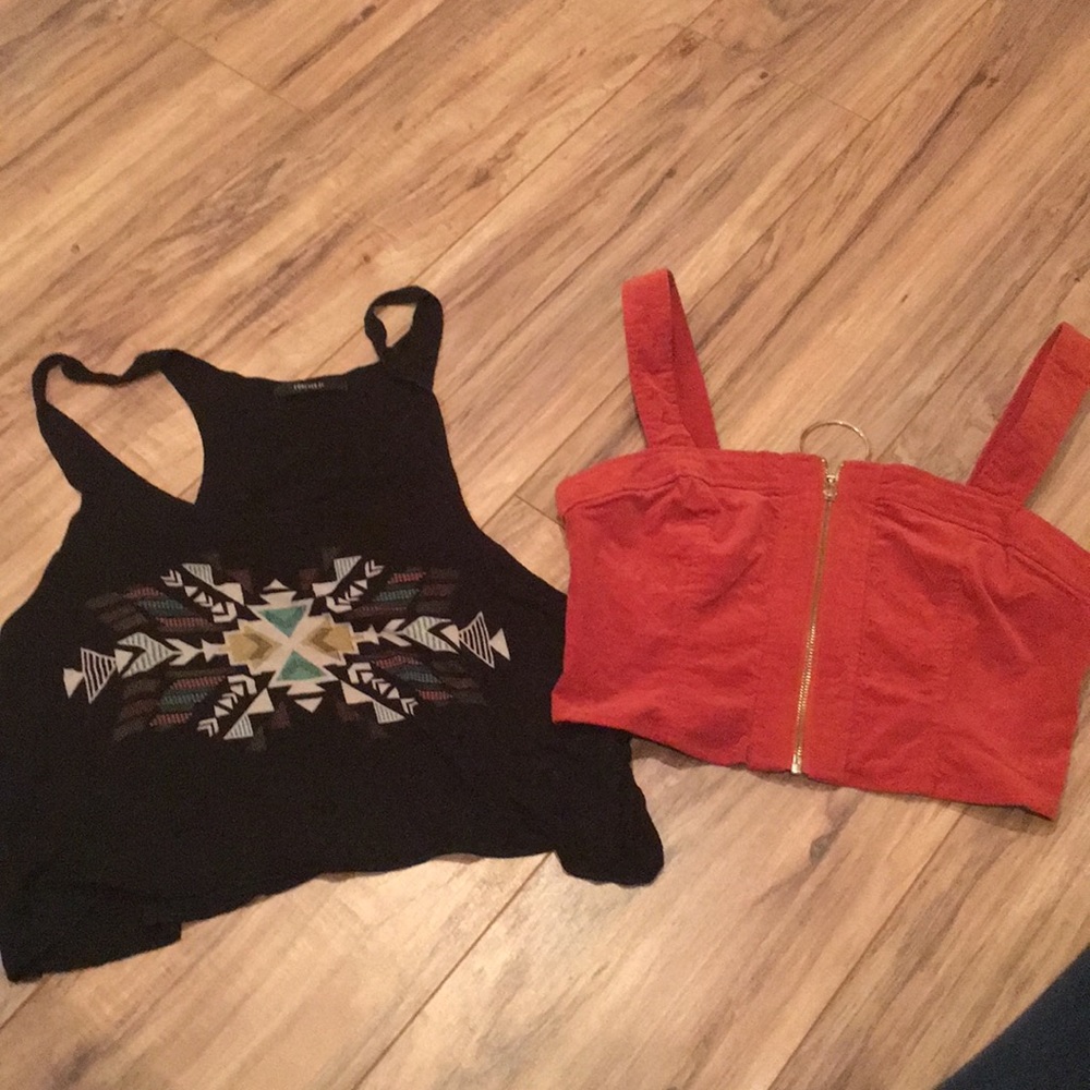 2 Forever 21 tops